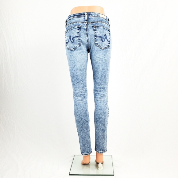 AG Adriano Goldschmied Middi Ankle Acid Wash Jeans - Picture 3 of 10